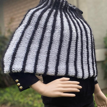 Striped cape
