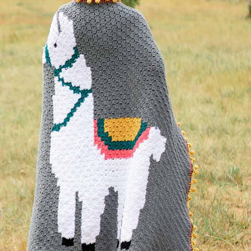Alpaca Love C2C Blanket