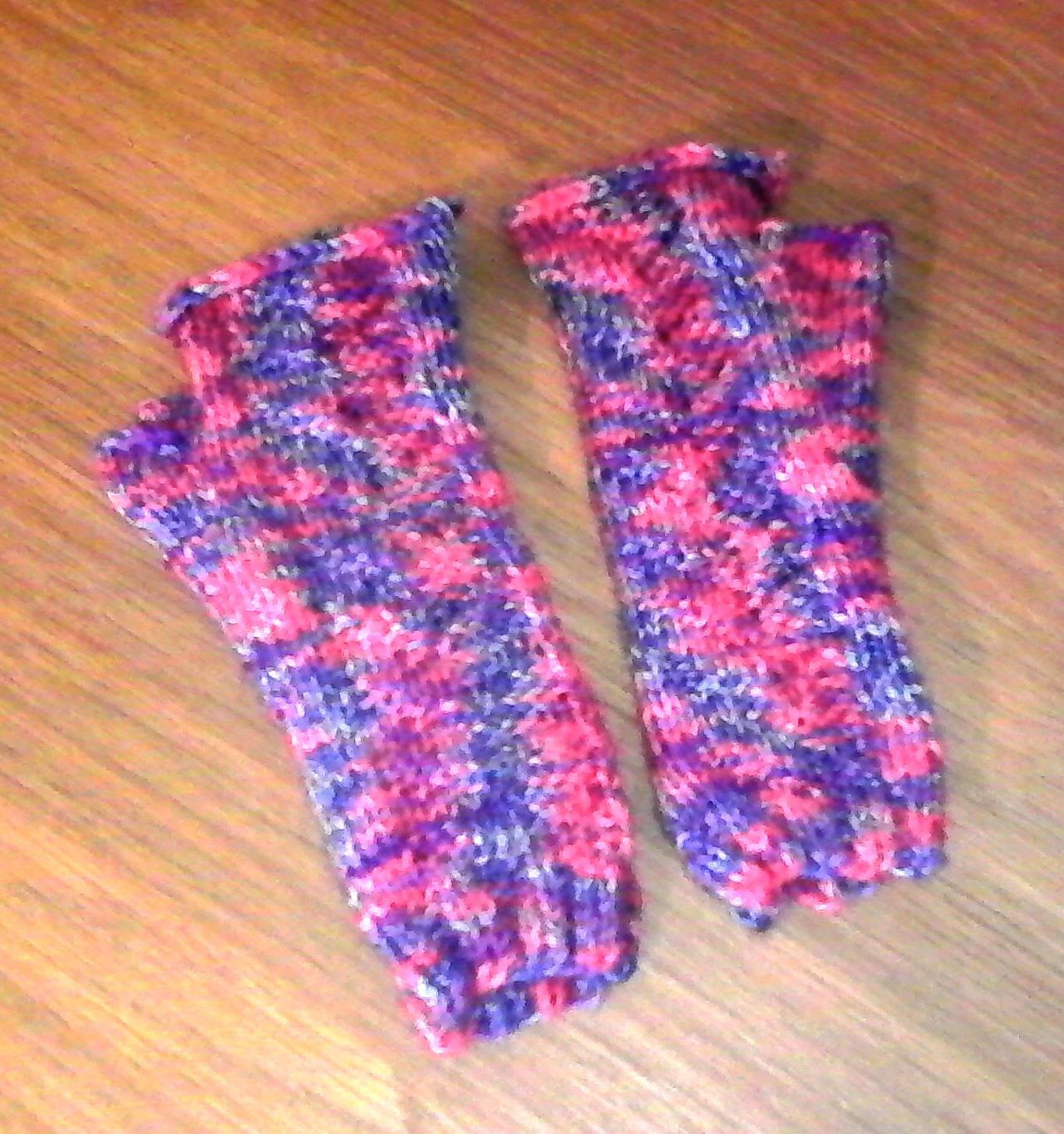 Fairy Ladders Childrens DK Fingerless Gloves