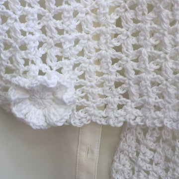 Lace Scarf with Flower