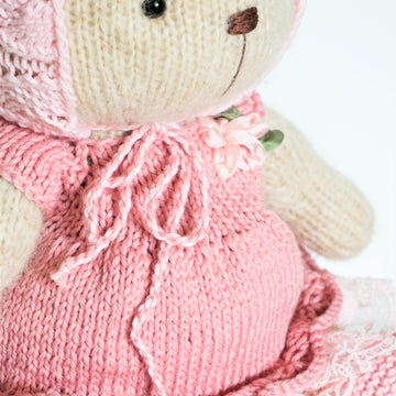 Doll Clothes - Teddy Shabby Chic Knitted Outfit
