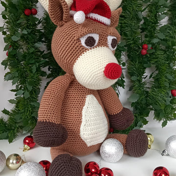 Rudolph the Red nosed Reindeer Crochet Pattern