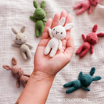 Crochet pattern Poutou the tiny bunny