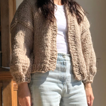 Bulky Cardigan Knitting Pattern