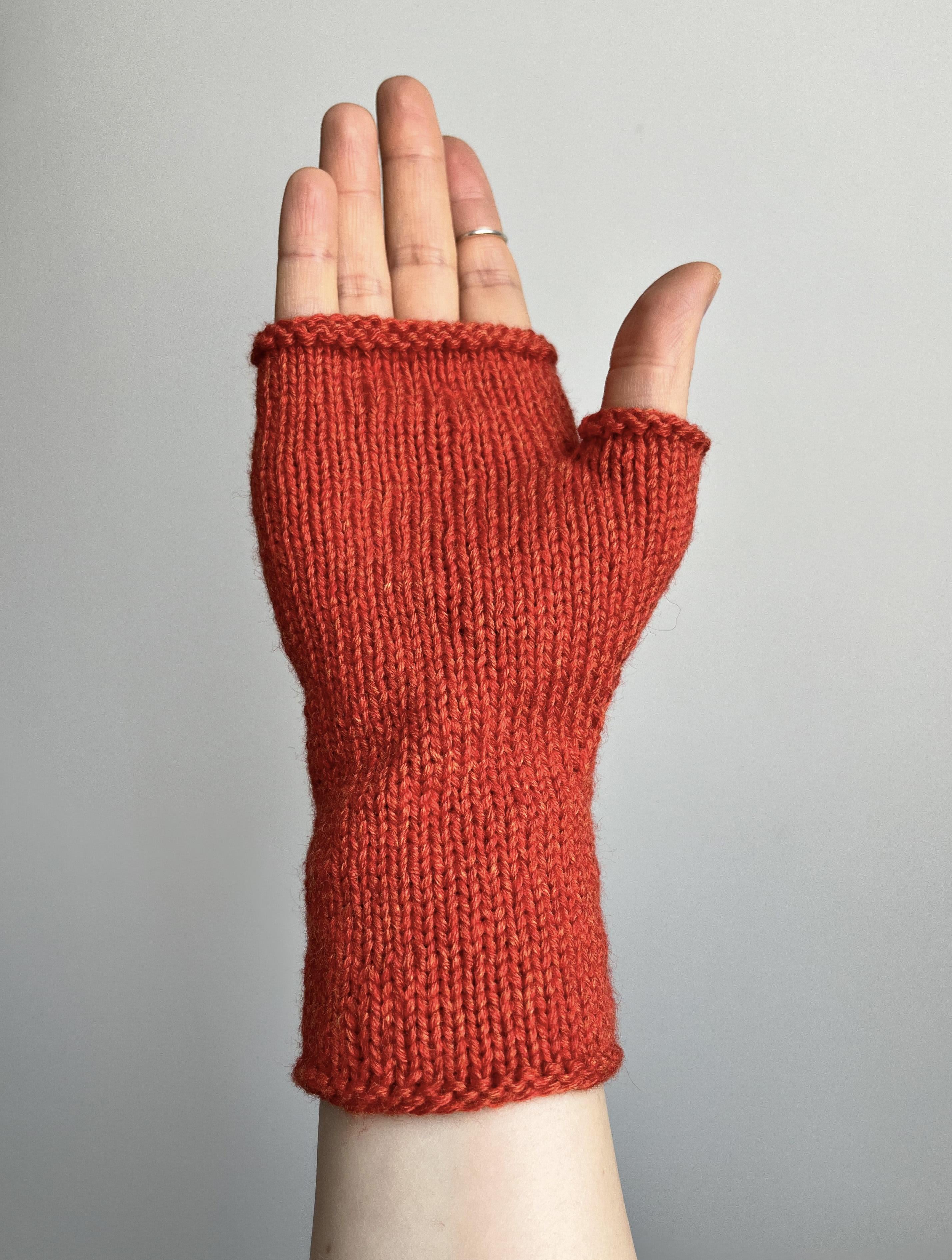 Ember Braid Mitts