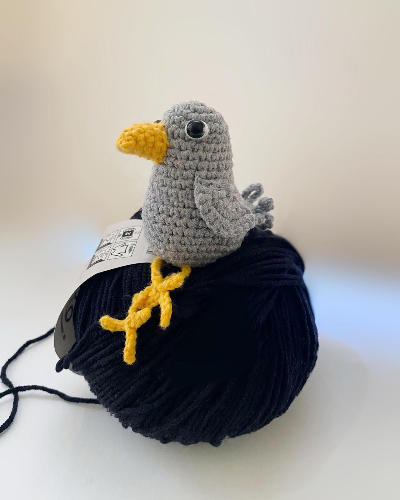 Crow and pumpkins