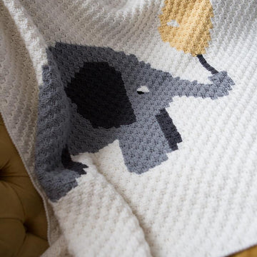 Ellen the Elephant Blanket