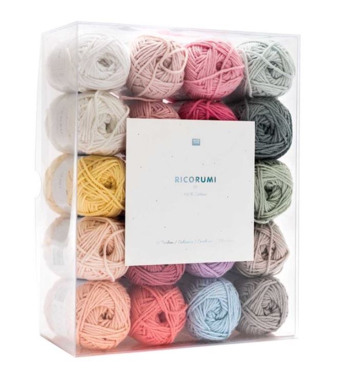 Rico Creative Ricorumi DK Set 20 Pieces - Baby Pastel