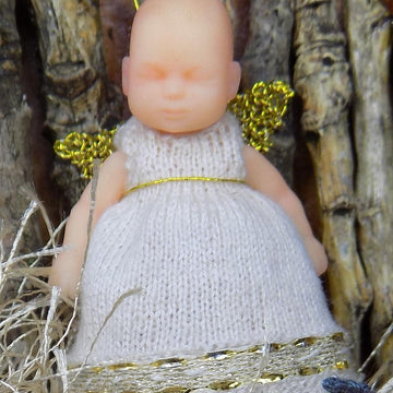 1:12 Christmas Angel Baby Outfit