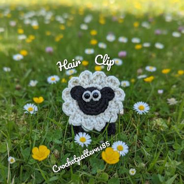 Easter Sheep Hair Clip English-US
