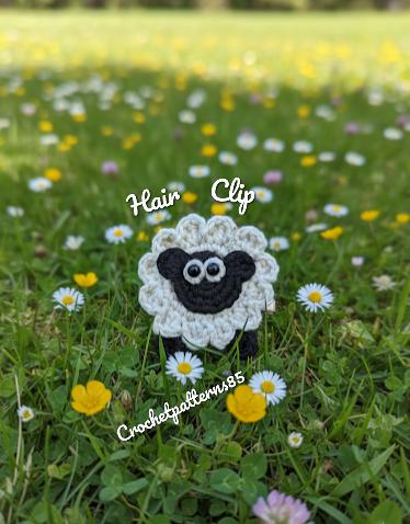 Easter Sheep Hair Clip English-US