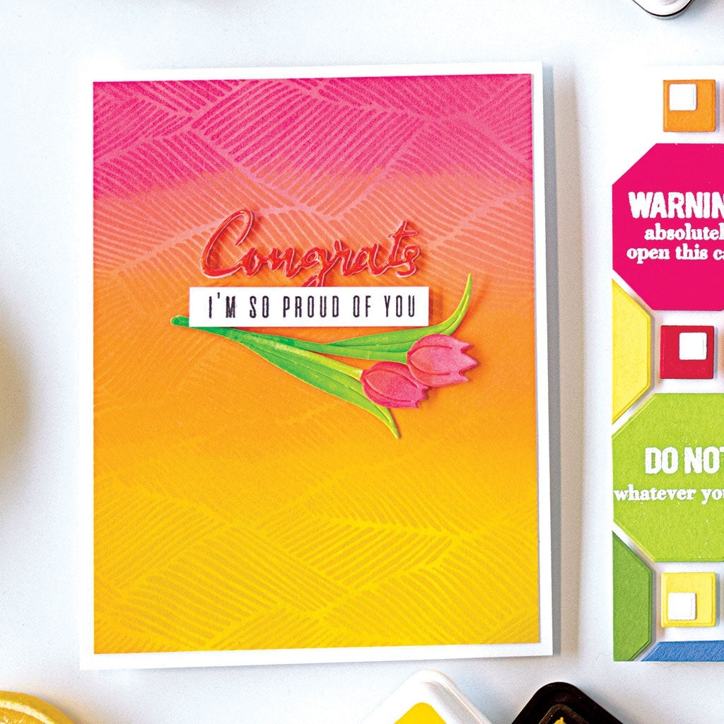 Hero Arts Stamp & Cut - Congrats Happy