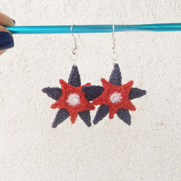 USA star Earrings