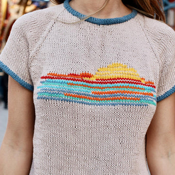 Sunset Ringer Tee