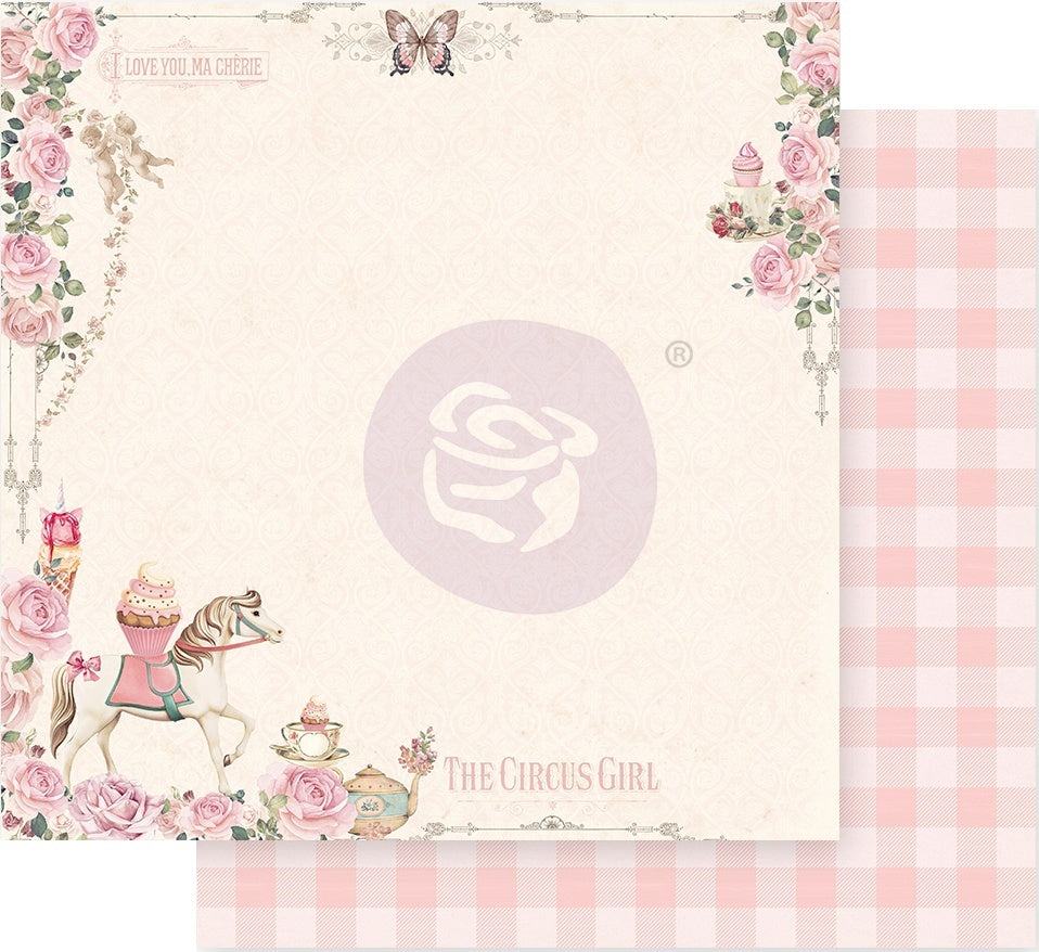 Prima Marketing Dulce By Frank Garcia Double-Sided Cardstock 12"X12" 10/Pkg - Let's Go To The Circus