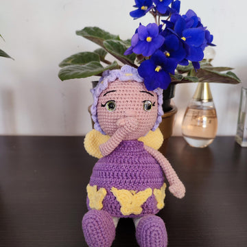 Crochet pattern doll - butterfly amigurumi
