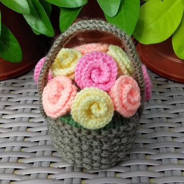 Rose Flower Basket - Chocolate Orange Cover