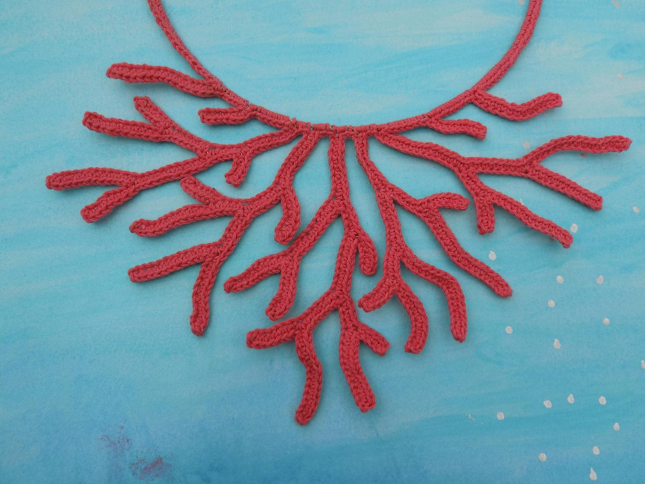 Coral Statement Necklace