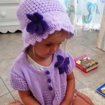 Summer Sun Hat and Cardigan