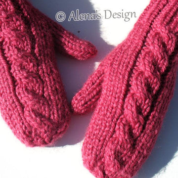 Cabled Mittens For All