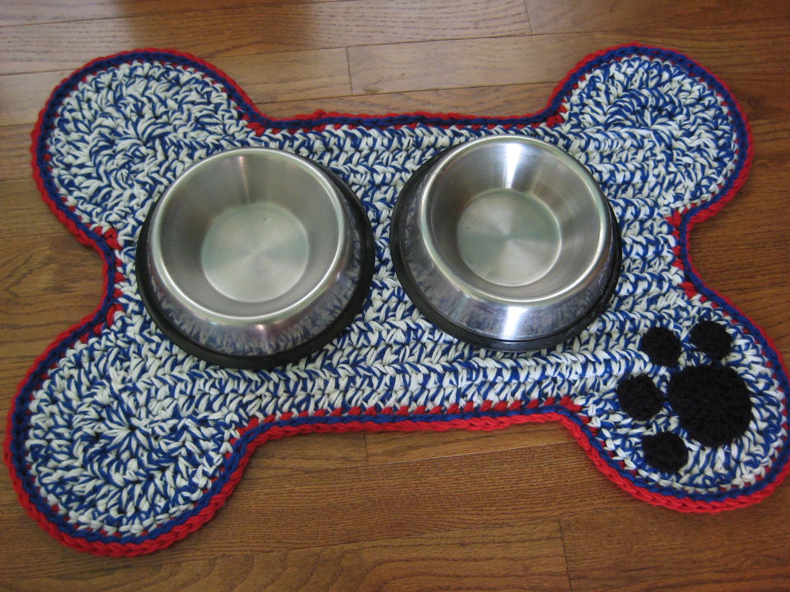 Dog Bone Floor Placemat