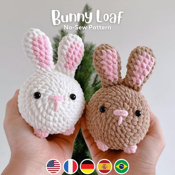 No-sew Bunny Plushies