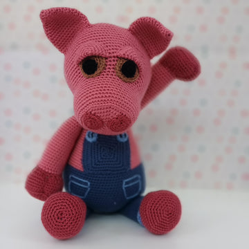 Crochet Amigurumi Toy Pig Pattern - Ziggy the Piggy