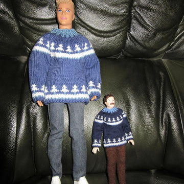 Miniature Christmas tree jumper