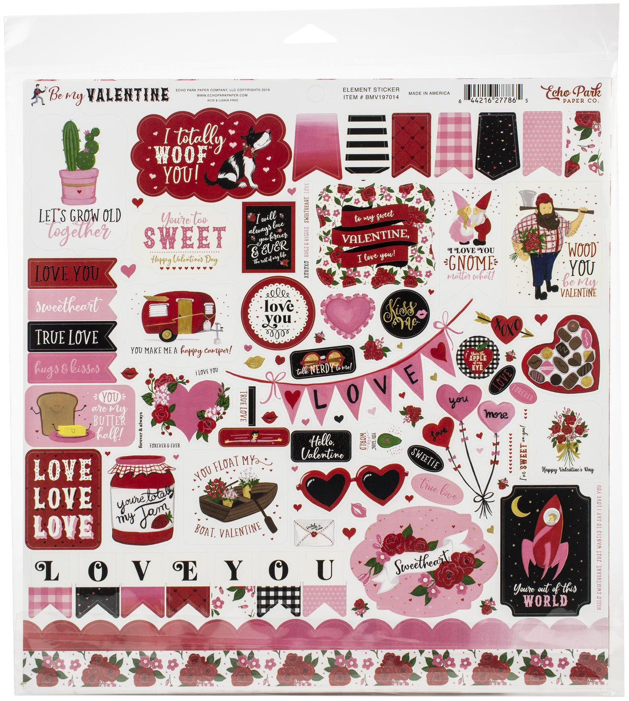 Echo Park Paper Echo Park Collection Kit 12"X12" - Be My Valentine
