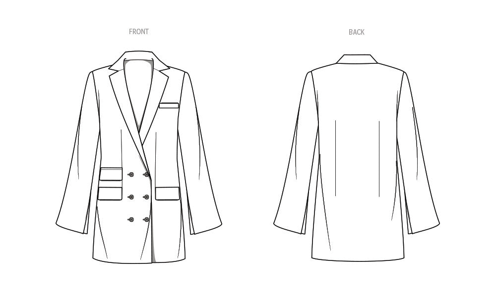 Know Me Misses' Jacket Dress ME2034 - Sewing Pattern