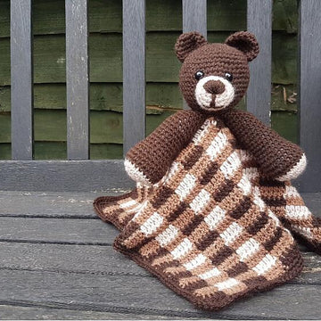Barry The Bear Baby Lovey Security Blanket