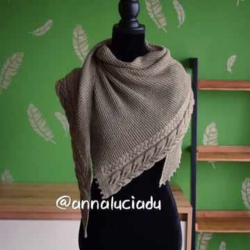 Emma's First Cable Shawl