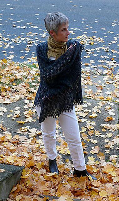Irtfa'a faroese lace shawl