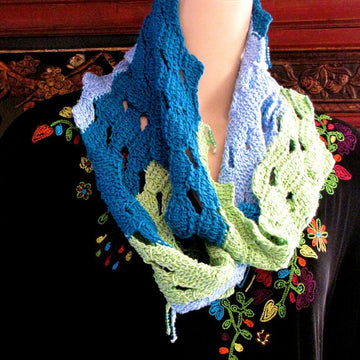 Petals: Tunisian Lace Wrapper