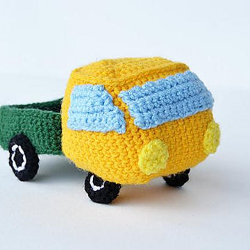 Pickup Truck Crochet Pattern, Pickup Truck Amigurumi,