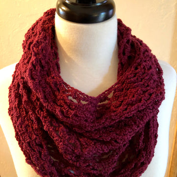 Vermillion Easy Infinity Scarf