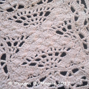 I Heart Butterflies Crochet Afghan Square