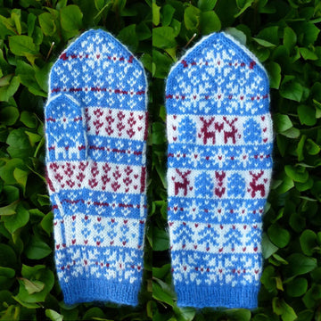 Fun in the Snow Mittens