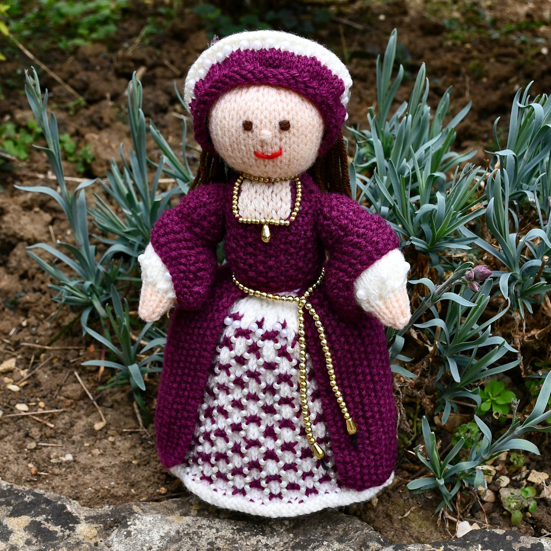 Catherine - A Tudor Doll Knitting Pattern - Toy Knitting Pattern