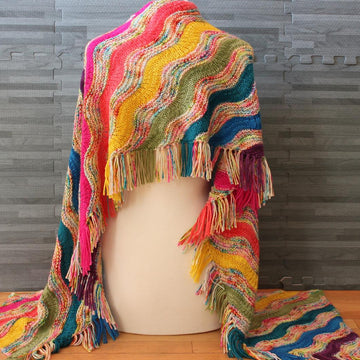 Spring Fringe Scarf