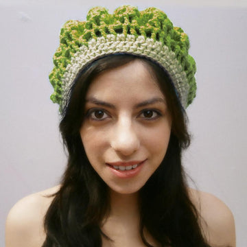 Crochet beret in 2 colors _ L02