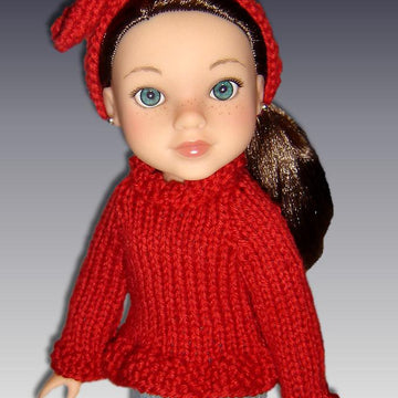 Fits Hearts for Hearts Doll. Sweater and Headband PDF 242