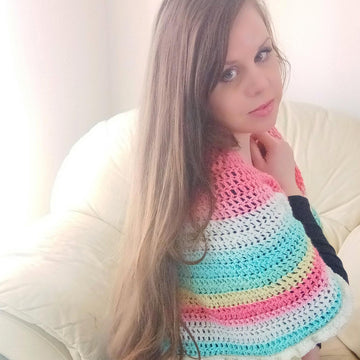Crochet Polina Crescent Shawl Pattern