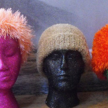 PLAIN EYELASH BEANIE KNITTING PATTERN
