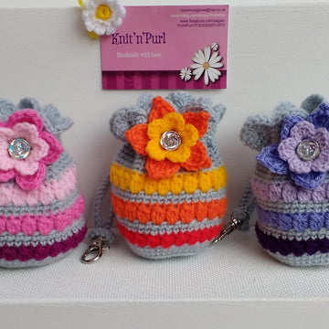 Carrier Bag Flower Pouch