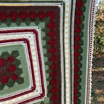Vintage Christmas Blanket